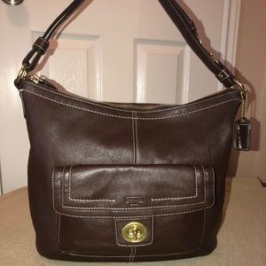 Coach leather purse